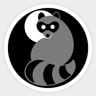 Trash Panda at Night, Trash Panda at Night (any background) Sticker